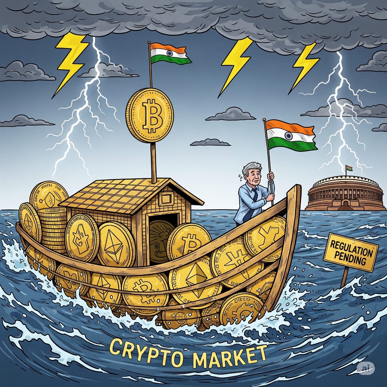 India’s Crypto Catch-22: Visible, Taxed, Yet Unregulated
