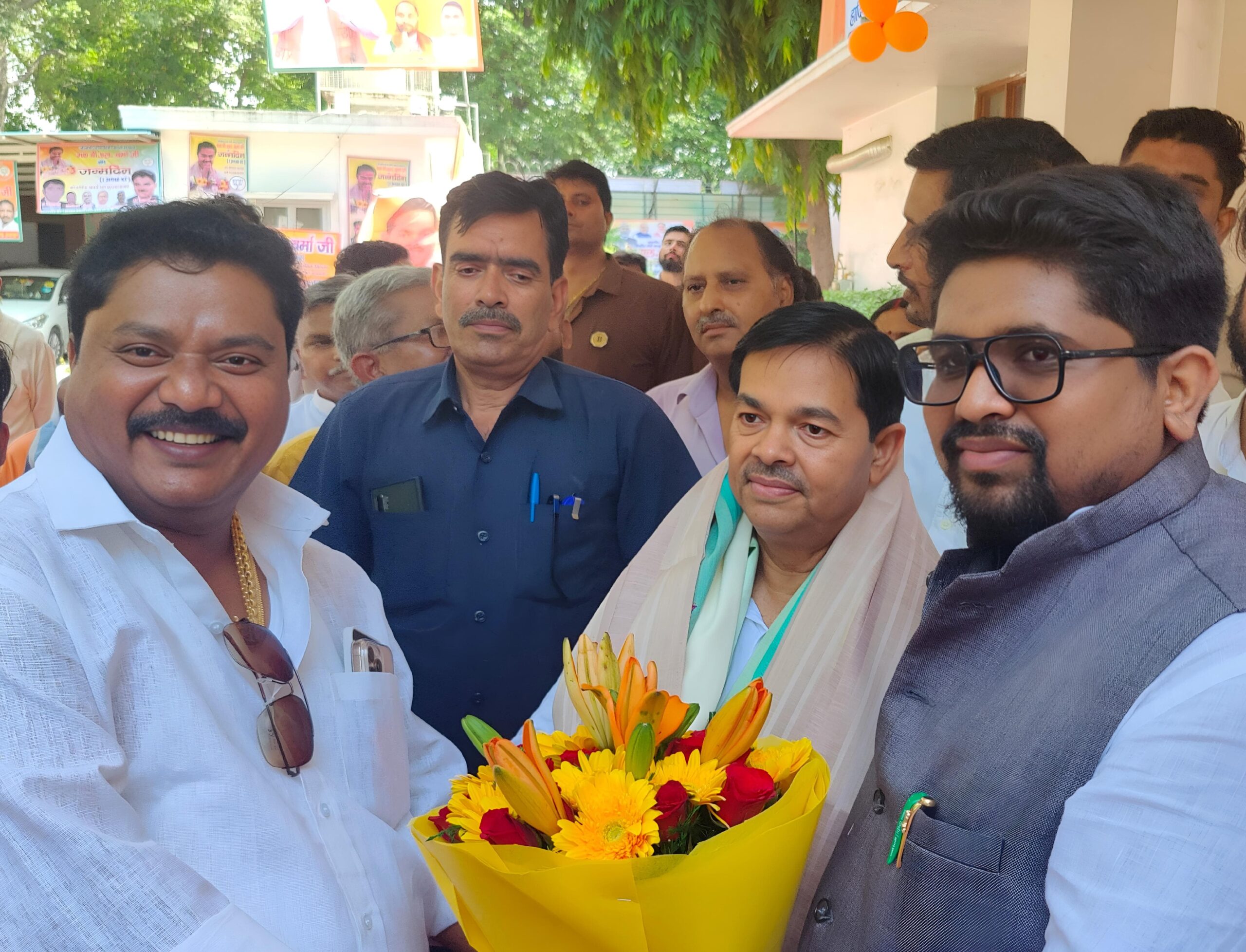 From Warm Wishes to Work Plans: Dr. Mallappa Meets B.L. Verma on Special Occasion