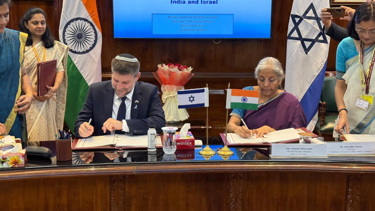 Israel and India Sign Historic Bilateral Investment Agreement to Boost Economic Ties