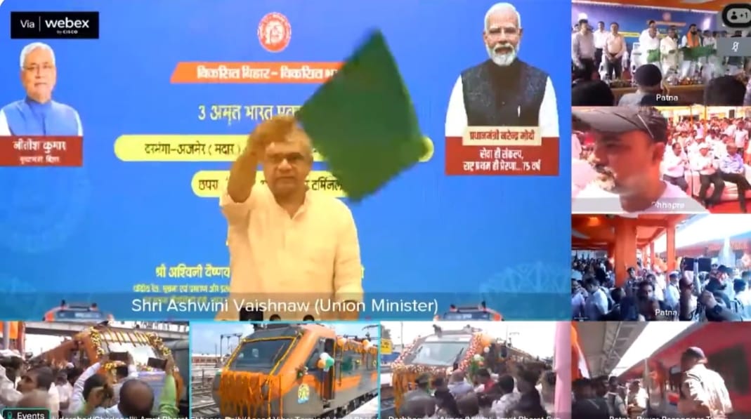 Transforming Bihar’s Railways: 7 New Trains Launched, ₹1 Lakh Crore Projects Underway
