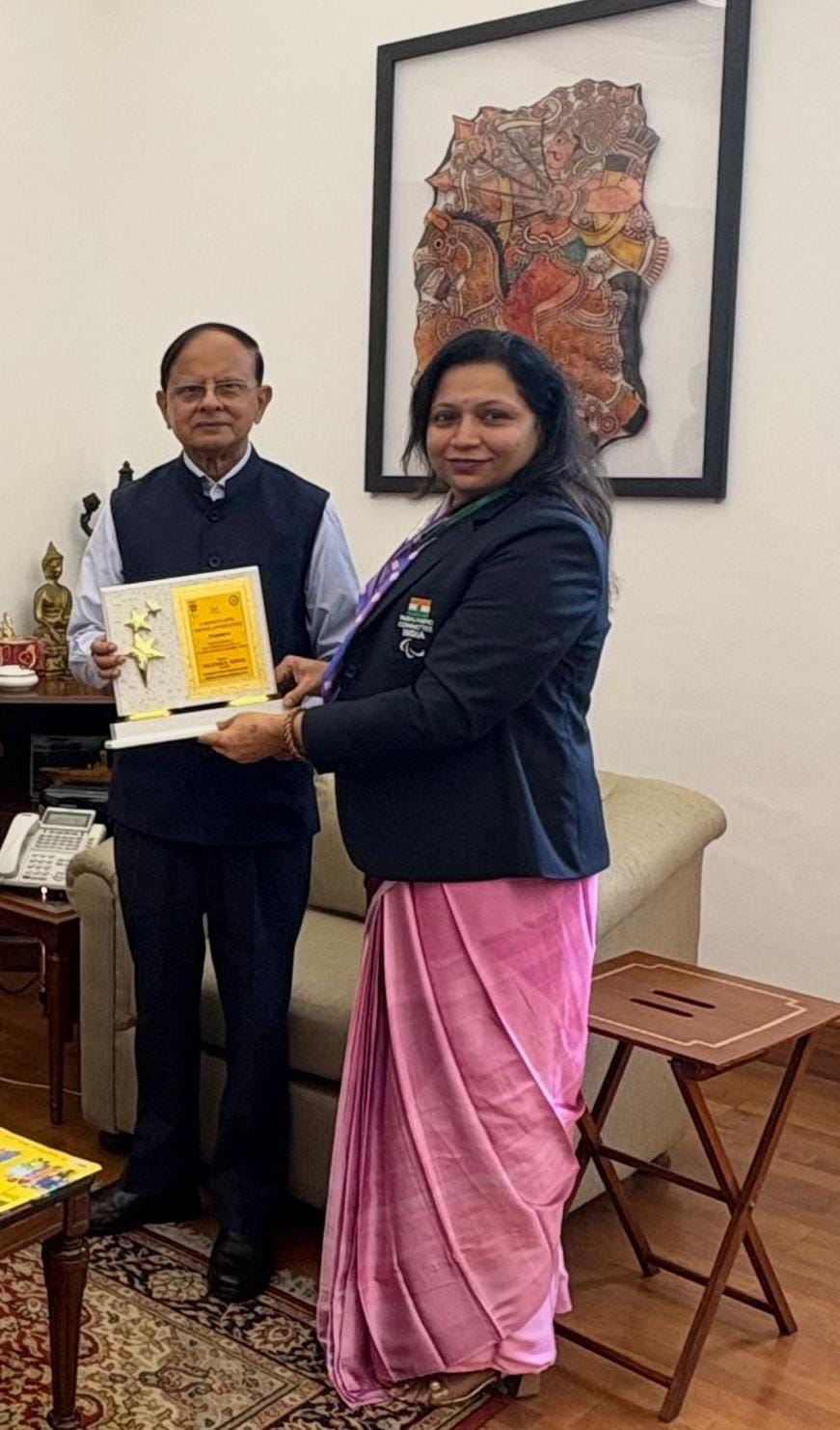 Dusshera Greeting Turns Into Dialogue on Para Sports at PMO