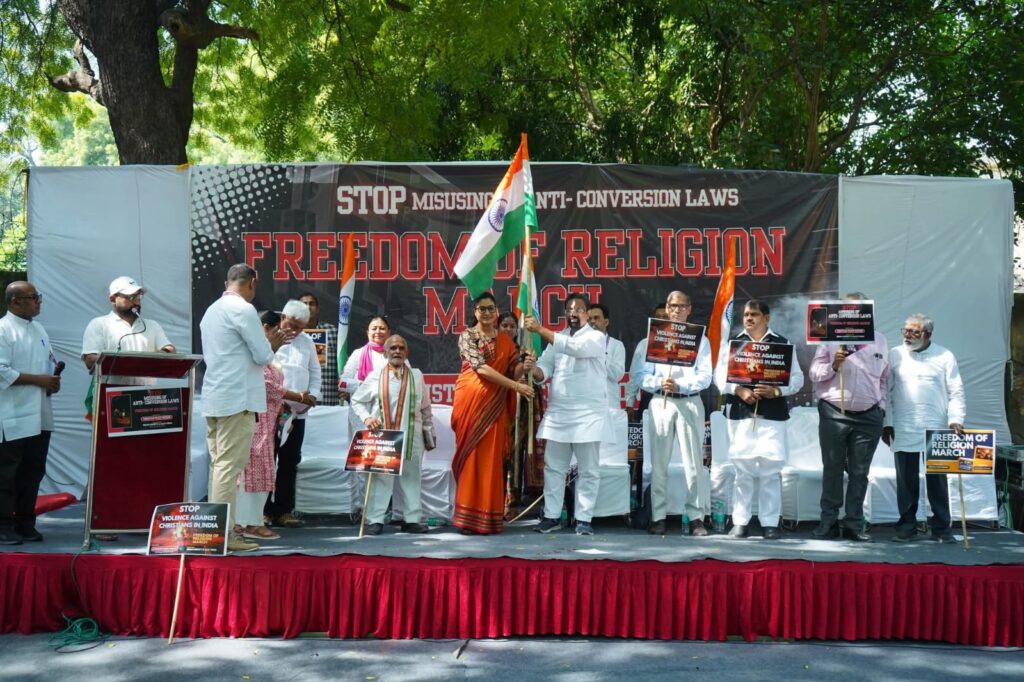 Religious Freedom March Commences in Delhi, Extends Nationwide