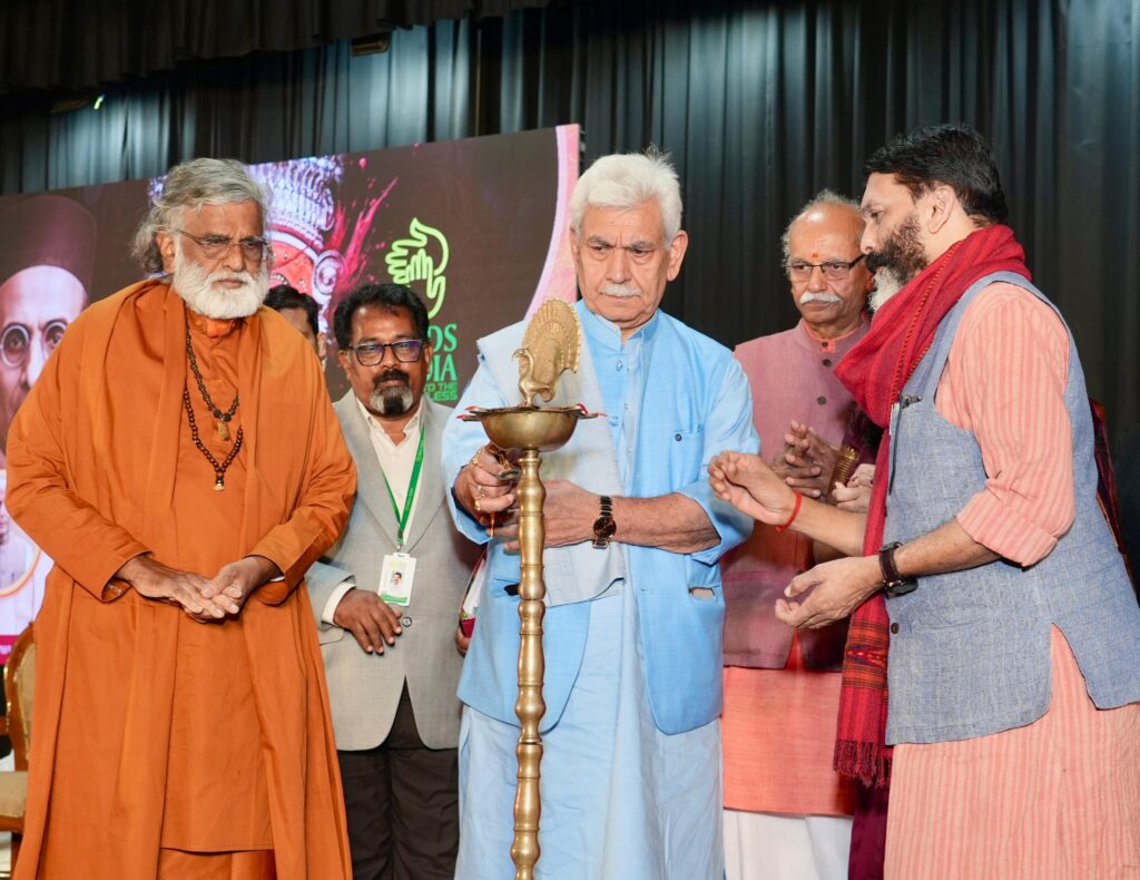 LG Manoj Sinha Honours Global Visionaries at HRDS INDIA’s Veer Savarkar International Impact Awards 2025